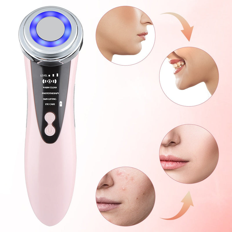 Massageador Rejuvenescedor Facial 7 em 1 - Anti-Envelhecimento mixdecore